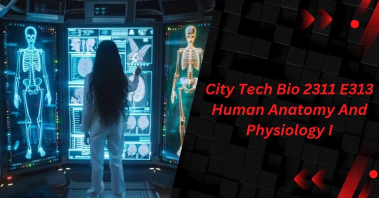 City Tech Bio 2311 E313 Human Anatomy And Physiology I